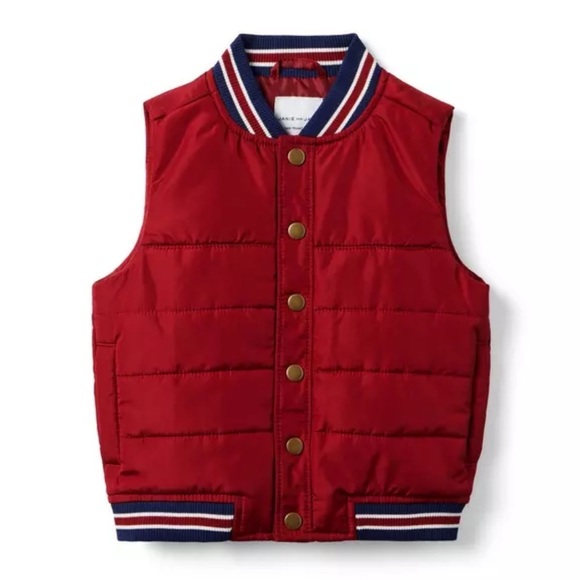 Janie and Jack Boy Maroon The Crosstown Puffer
Vest size 5-6 - Picture 7 of 8